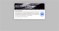 Desktop Screenshot of kfz-innung-ulm.de